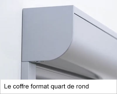 Coffre quart de rond