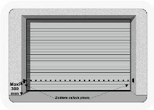 Cellule photo pour porte de garage